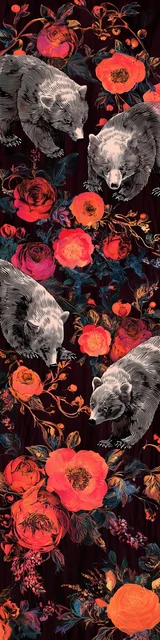 Free bear bookmarks for adults featuring a bunch of brown bears